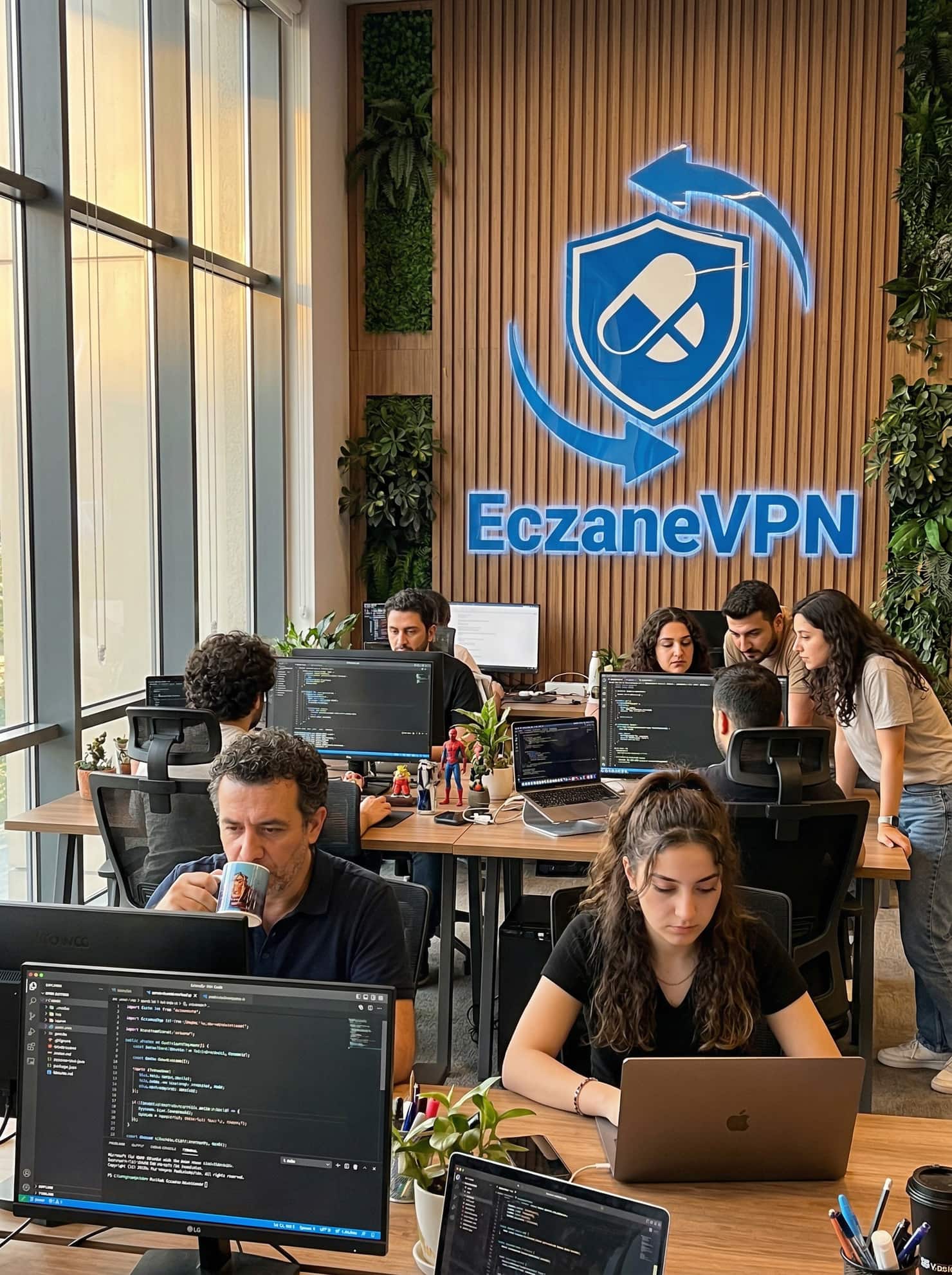 EczaneVpn ofisinde eczane bilişim ekibi